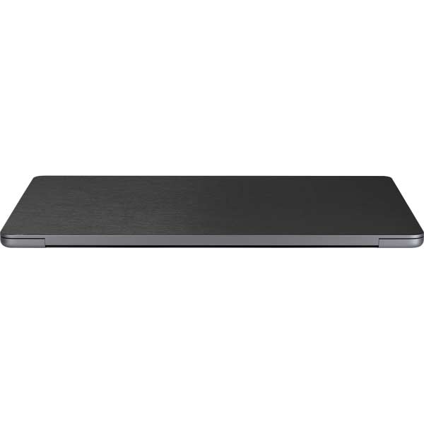 Black Brushed Steel Texture MacBook Skins