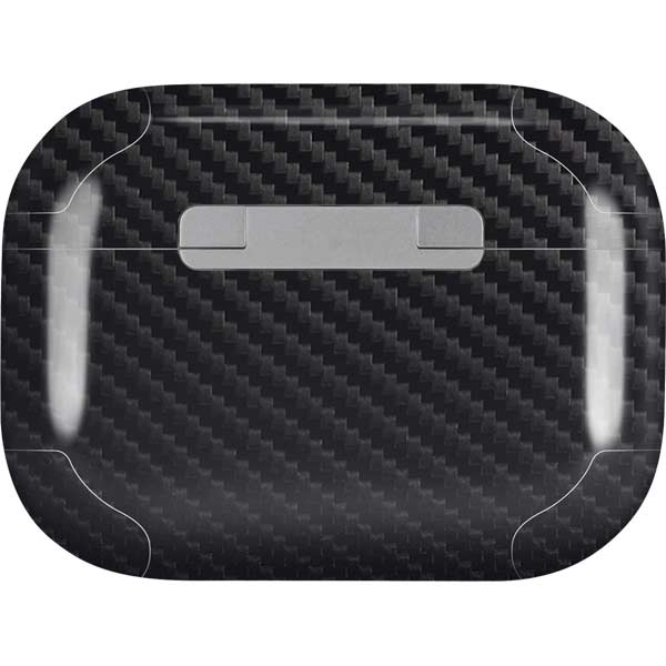 Black Carbon Fiber Specialty Texture Material AirPods Skins