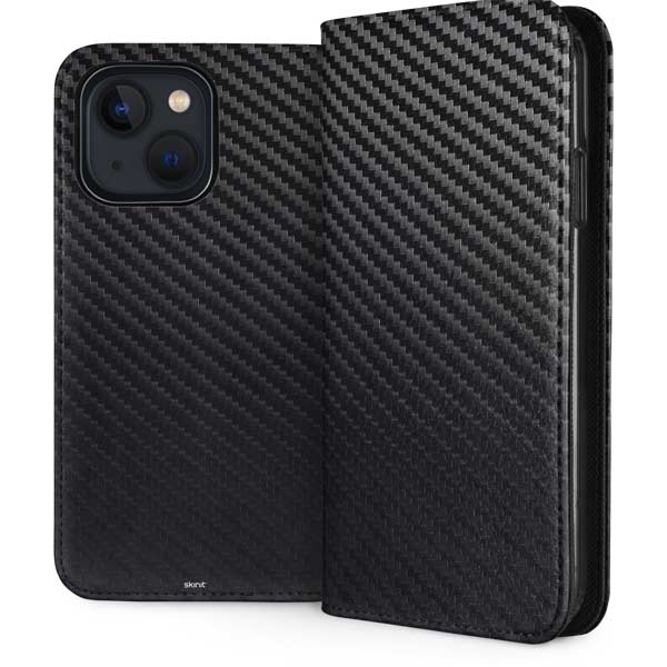 Black Carbon Fiber Specialty Texture Material iPhone Cases