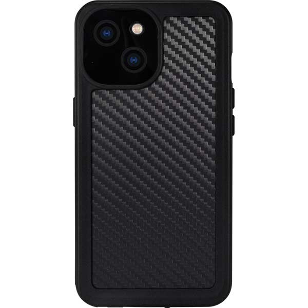 Black Carbon Fiber Specialty Texture Material iPhone Cases