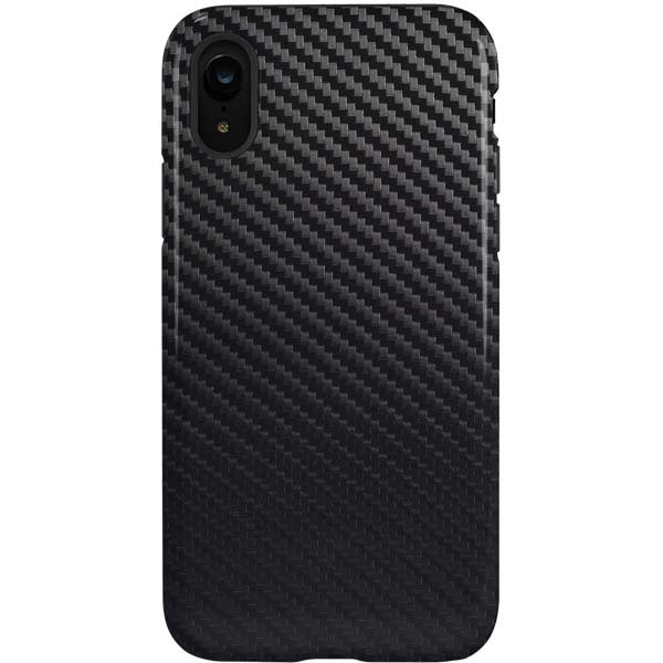 Black Carbon Fiber Specialty Texture Material iPhone Cases