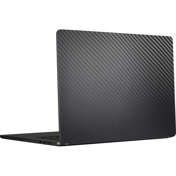 Black Carbon Fiber Specialty Texture Material MacBook Skins