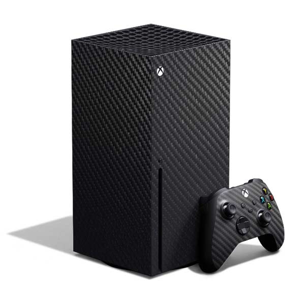 Black Carbon Fiber Specialty Texture Material Xbox Series X Skins