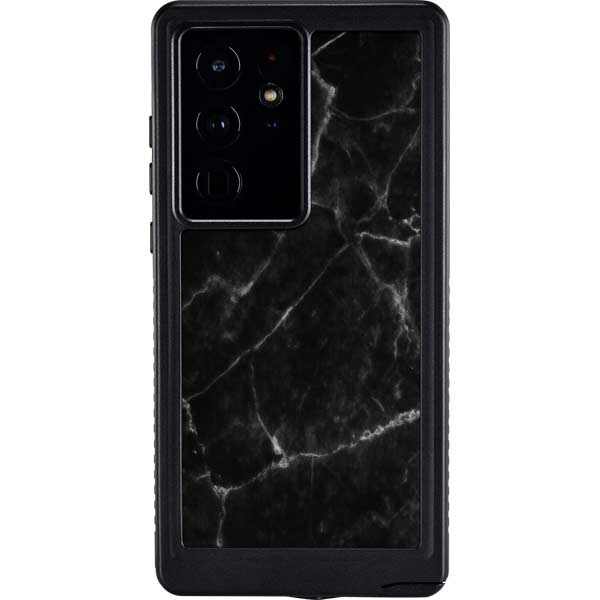 Black Marble Galaxy Cases