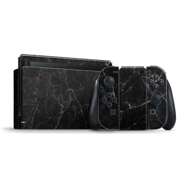 Black Marble Nintendo Skins