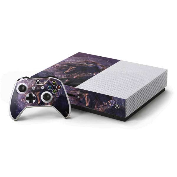 Black Rose Unicorn by Laurie Prindle Xbox One Skins