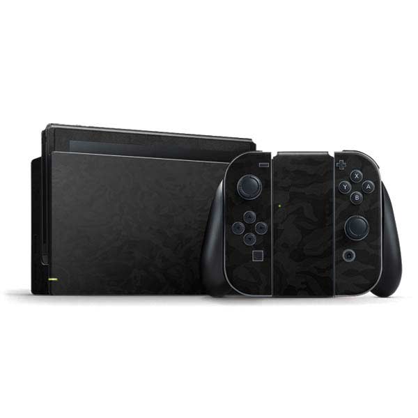 Black Shadow Camo Nintendo Skins