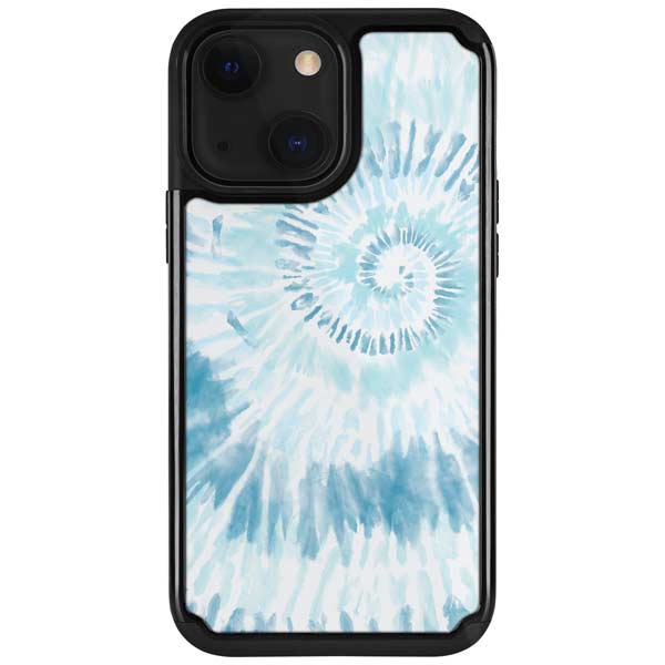 Blue and White Tie Dye iPhone Cases