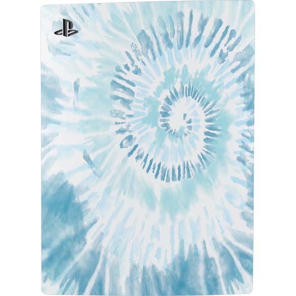 Blue and White Tie Dye PlayStation PS5 Skins