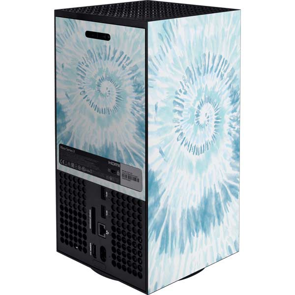 Blue and White Tie Dye Xbox Series X Skins