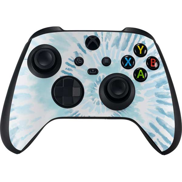 Blue and White Tie Dye Xbox Series X Skins