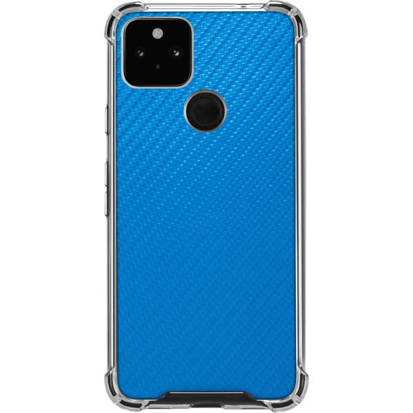 Blue Carbon Fiber Specialty Texture Material Pixel Cases