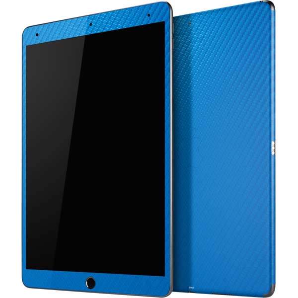 Blue Carbon Fiber Specialty Texture Material iPad Skins
