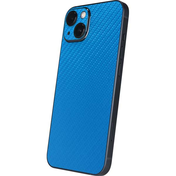 Blue Carbon Fiber Specialty Texture Material iPhone Skins