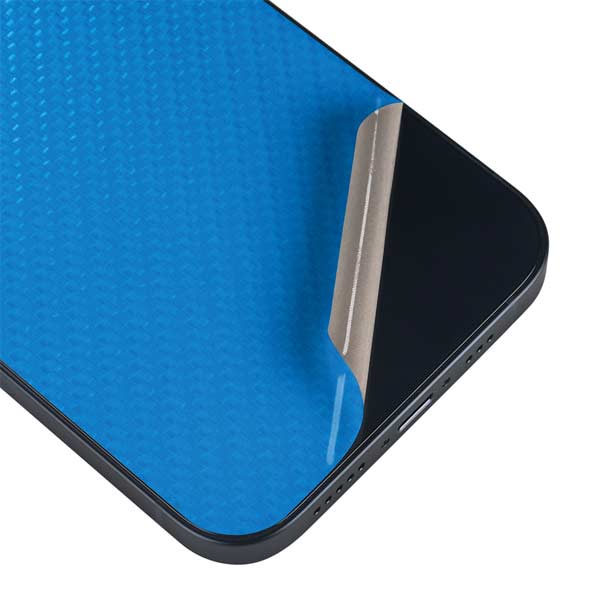 Blue Carbon Fiber Specialty Texture Material iPhone Skins