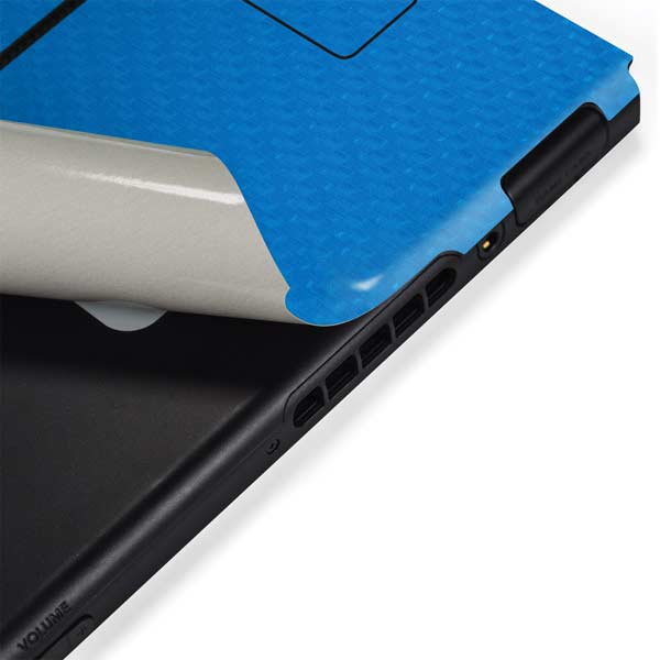 Blue Carbon Fiber Specialty Texture Material Nintendo Skins