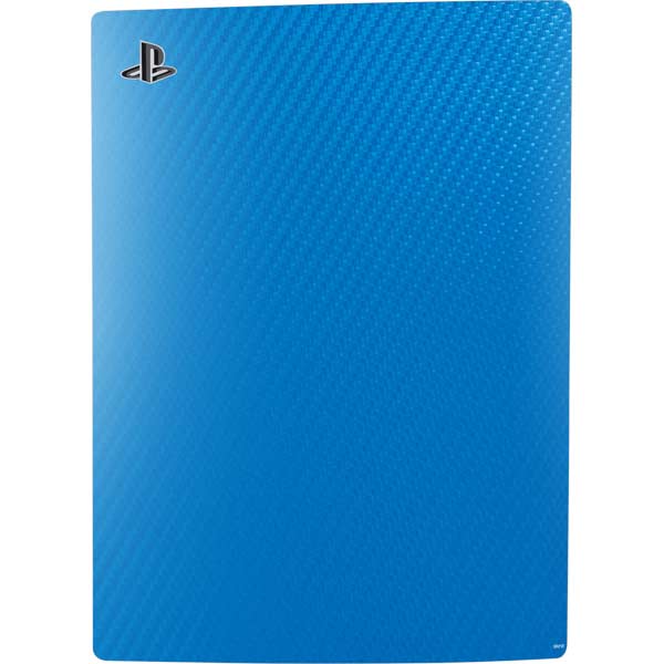 Blue Carbon Fiber Specialty Texture Material PlayStation PS5 Skins