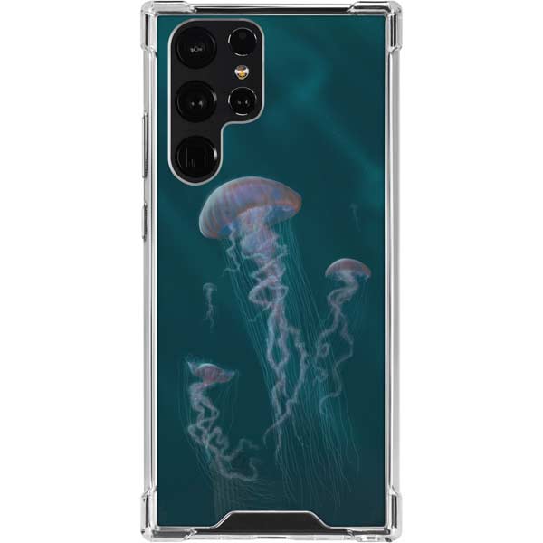 Blue Jellyfish by Vincent Hie Galaxy Cases