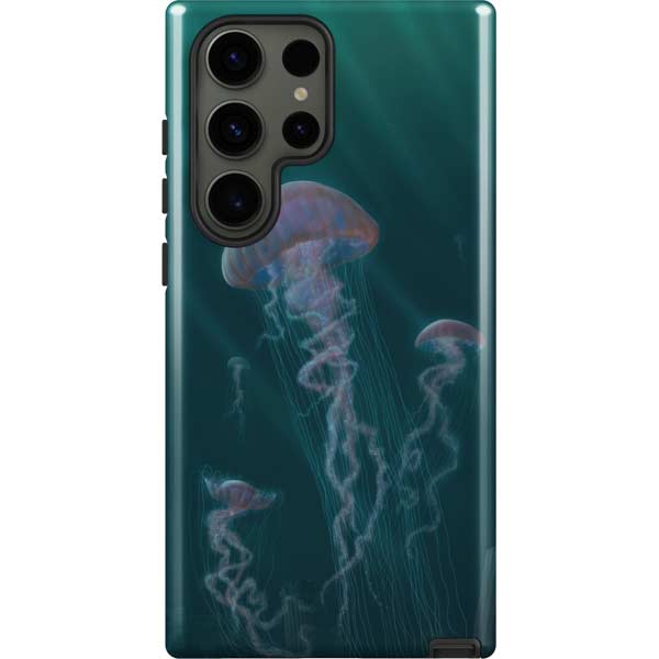 Blue Jellyfish by Vincent Hie Galaxy Cases