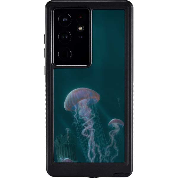 Blue Jellyfish by Vincent Hie Galaxy Cases