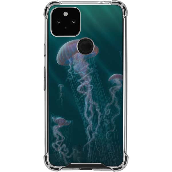 Blue Jellyfish by Vincent Hie Pixel Cases