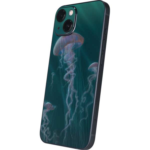 Blue Jellyfish by Vincent Hie iPhone Skins