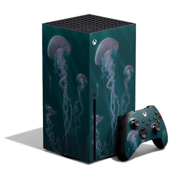 Blue Jellyfish by Vincent Hie Xbox Series X Skins