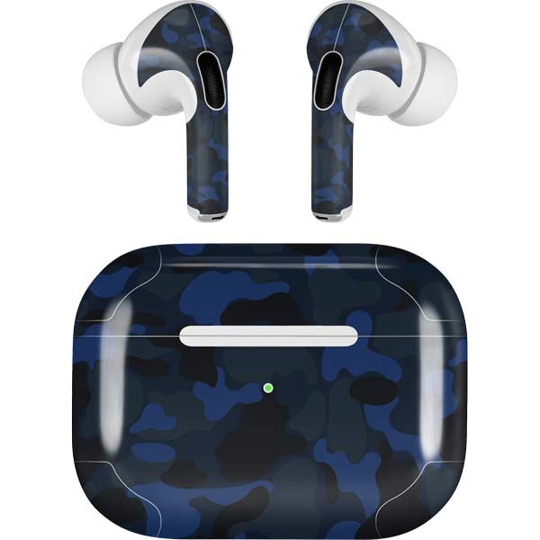 Blue Street Camo AirPods Skins