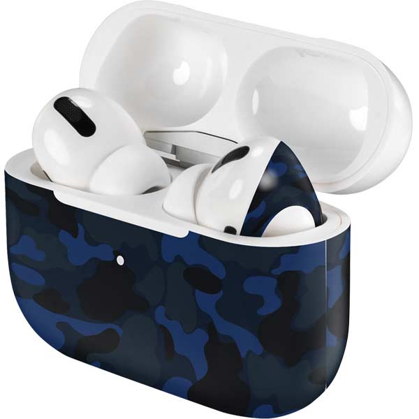 Blue Street Camo AirPods Skins