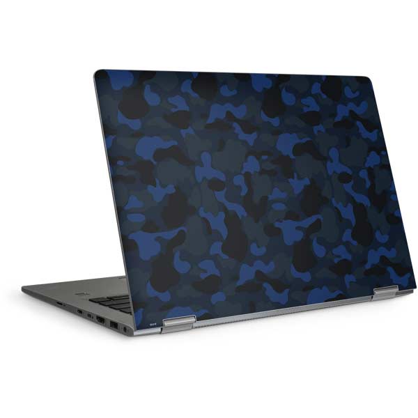 Blue Street Camo Laptop Skins