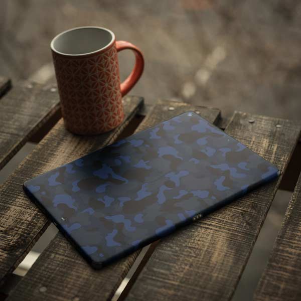 Blue Street Camo iPad Skins