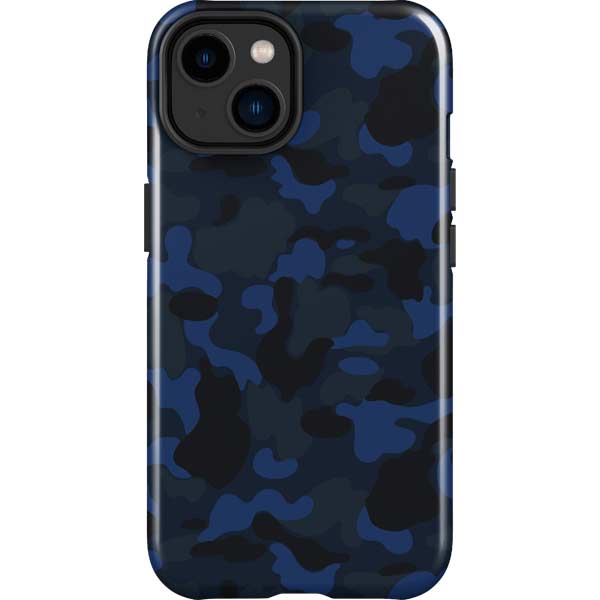 Blue Street Camo iPhone Cases