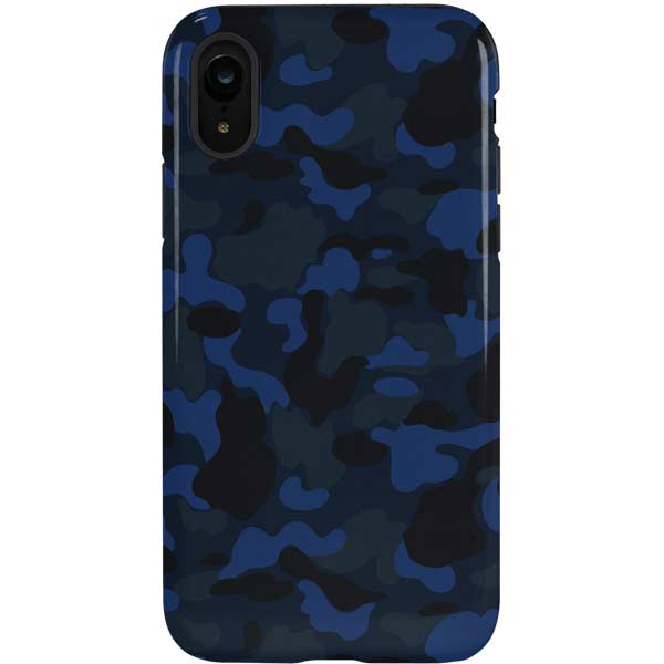 Blue Street Camo iPhone Cases