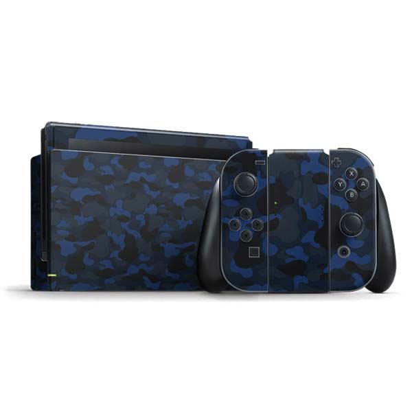 Blue Street Camo Nintendo Skins