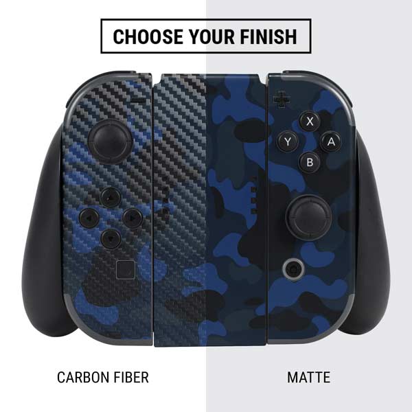 Blue Street Camo Nintendo Skins