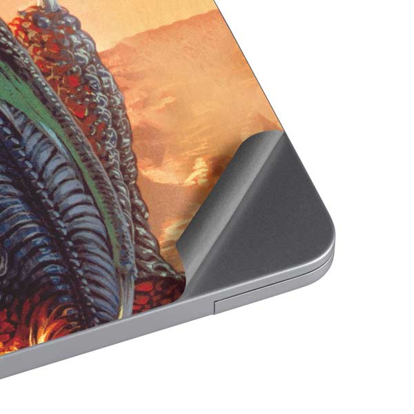 Bravery Misplaced Dragon and Knight by Ed Beard Jr MacBook Skins