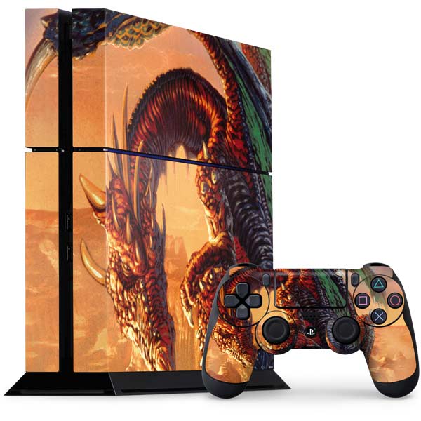 Bravery Misplaced Dragon and Knight by Ed Beard Jr PlayStation PS4 Skins