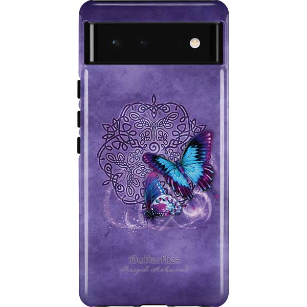 Butterfly Celtic Knot by Brigid Ashwood Pixel Cases