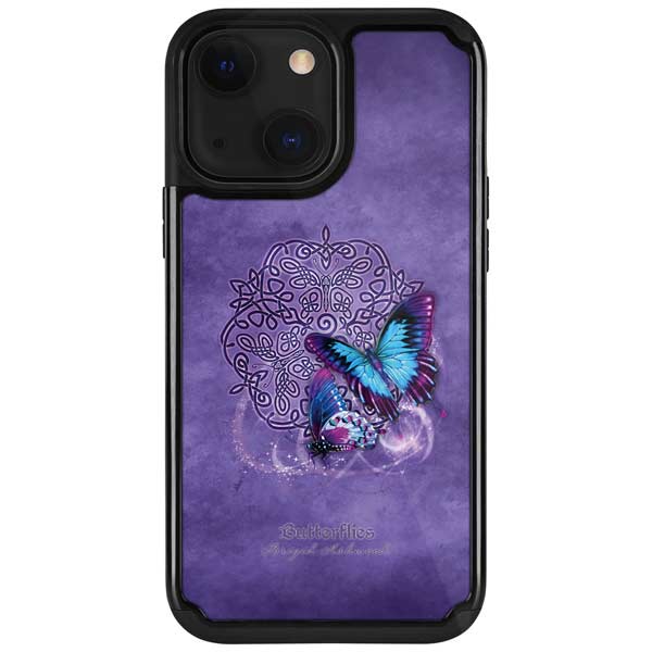 Butterfly Celtic Knot by Brigid Ashwood iPhone Cases