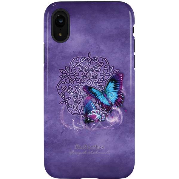 Butterfly Celtic Knot by Brigid Ashwood iPhone Cases