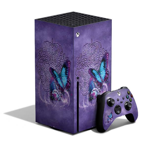 Butterfly Celtic Knot by Brigid Ashwood Xbox Series X Skins