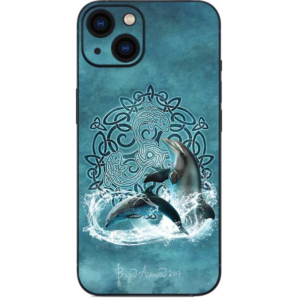 Celtic Dolphin by Brigid Ashwood iPhone Skins