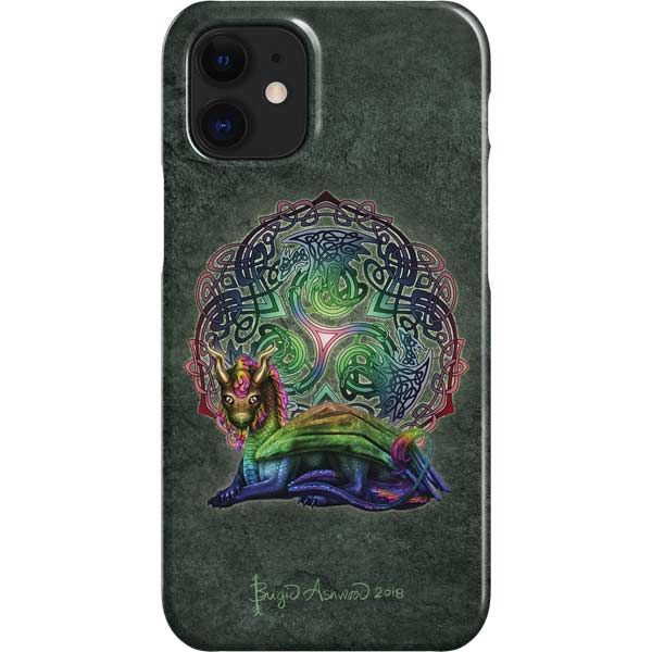 Celtic Dragon by Brigid Ashwood iPhone Cases