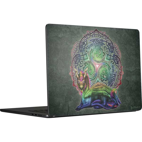 Celtic Dragon by Brigid Ashwood MacBook Skins