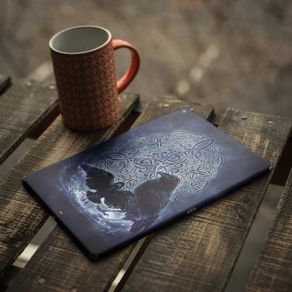 Celtic Raven by Brigid Ashwood iPad Skins