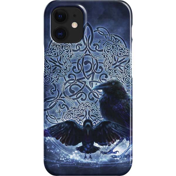 Celtic Raven by Brigid Ashwood iPhone Cases