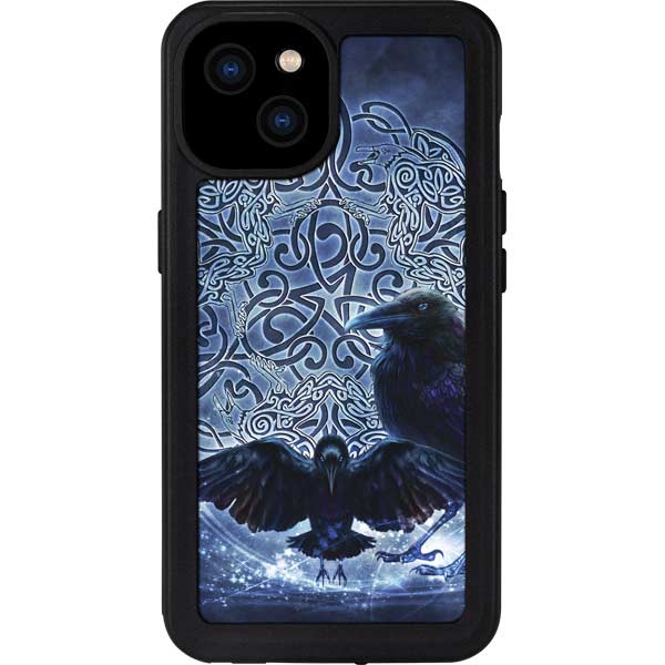 Celtic Raven by Brigid Ashwood iPhone Cases