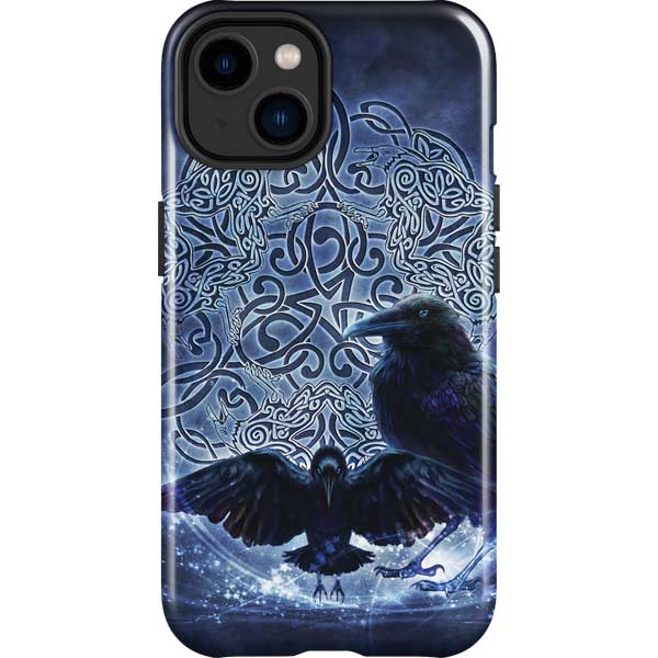 Celtic Raven by Brigid Ashwood iPhone Cases