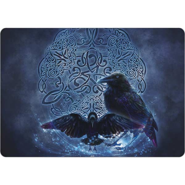 Celtic Raven by Brigid Ashwood MacBook Skins