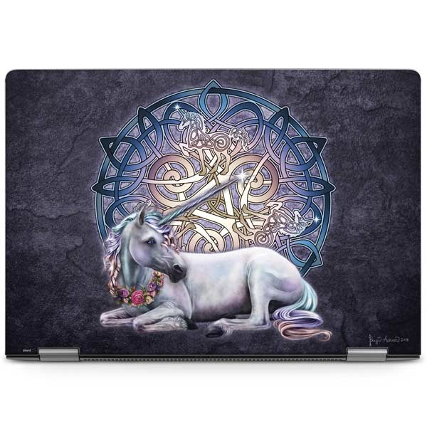 Celtic Unicorn by Brigid Ashwood Laptop Skins